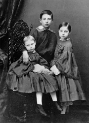 ロシアのコンスタンティンニコラエヴィッチ大公の3人の長男、c1860-c1861