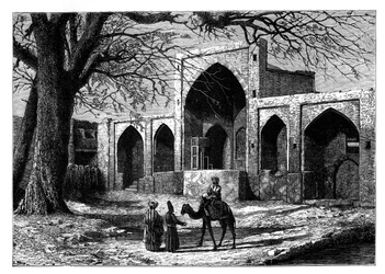 メッカにあるペルシャのナディルシャーの墓、1688年〜1747年、c1890