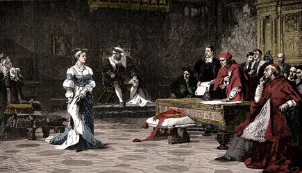 キャサリン女王の裁判、1905年1529年。