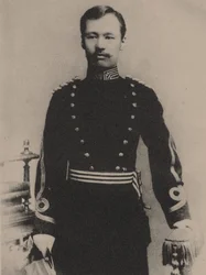 若き日の森鴎外、1862年から1922年、一等軍医に任命された後、ドイツで、188
