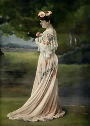 デュボードビル劇場。 -LEsboufe-スザンヌデスプレ、Mme Richter-Mme Belgrand役、1904年。