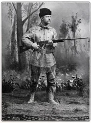 セオドアルーズベルト、アメリカの兵士および政治家、c1898