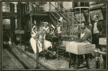 これは、1つのツァー蒸留所の内部です。、1901。