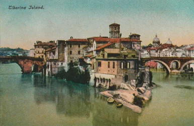 ティベリナ島、c1900。