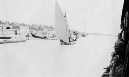 ティグリス川、バグダッド、イラク、1917〜1919年