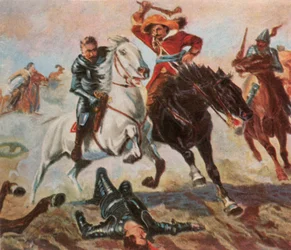 1936年4月4日、4月4日のレッヒの戦いの後のティリーズの飛行。