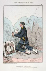 Tirailleurs Parisiens、パリ包囲戦、1870年-1871年