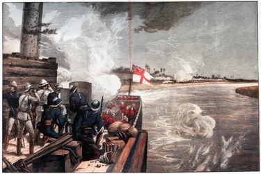 救助のために、スーダンでの戦争、1885
