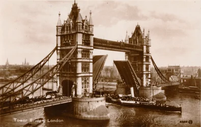 タワーブリッジ、ロンドン、c1910