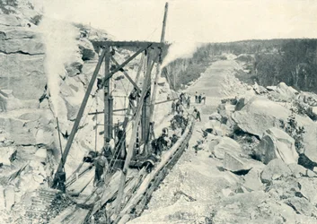 トラック敷設機、1922。