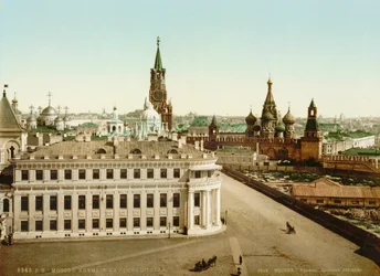 ロシア、モスクワのクレムリンの皇帝広場、1890年代
