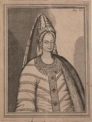 Tsarina Irina Godunova 1557-1603、ロシアの皇帝Feodor Iの妻。