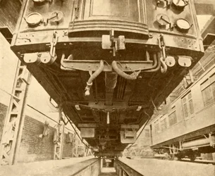 地下：地方鉄道電気自動車の下、1930年。