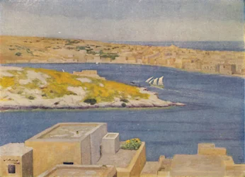 ヴァレッタ港、1924