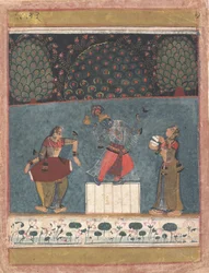 Vasant Ragini：ragamalaシリーズからのフォリオ。 1630-40。