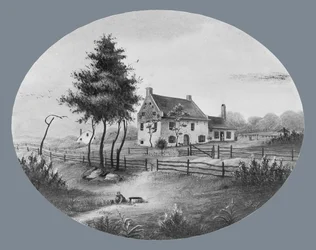 1865 年、ニューヨーク州ブルックリンの Gowannus にある Vechte House。