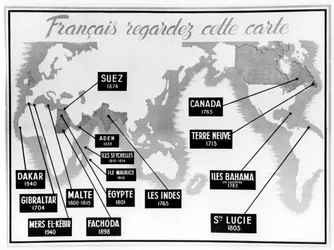ヴィシーフランスの反イギリスの宣伝ポスター、1940-1944