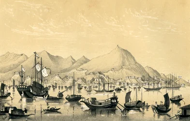 ビクトリアタウン、香港島、1847