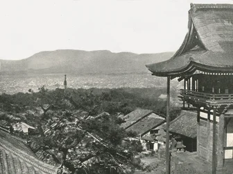 丘からの眺め、京都、日本、1895年。