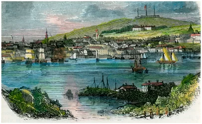 ハリファックス、ノバスコシア、c1870のビュー