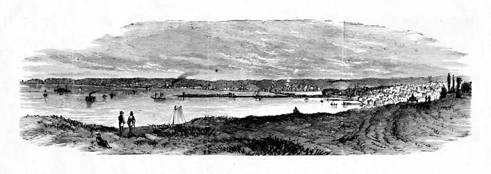 ミルウォーキー湾の眺め、ミシガン湖、1883