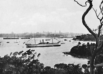 ノースショア、No。2、c1900からのシドニー港の眺め。