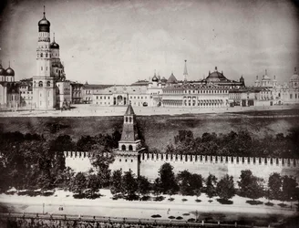 モスクワのクレムリン、ロシア、c1870-c1875のビュー