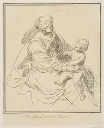 聖母子、1775年。