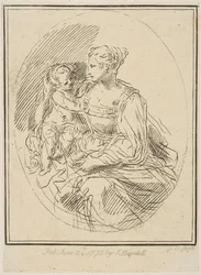 聖母子、1775年。