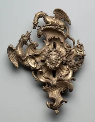 壁の装飾、1715-1725。