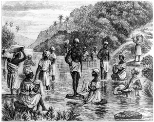 洗濯物、サントドミンゴ、1873
