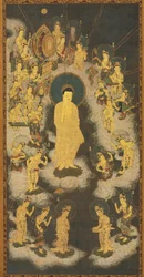 阿弥陀如来の歓迎降下、1300-33。