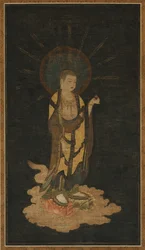 地蔵菩薩、1200年代の歓迎の降下。
