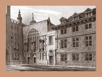 ギルドホールチャペルの西正面、1886