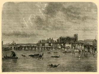 ウェストミンスター橋、1881年。