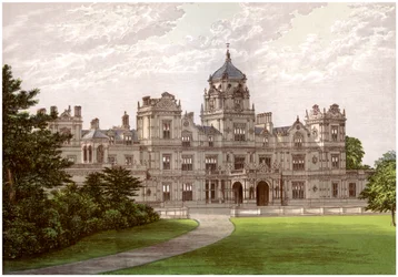 Westonbirt House、グロスターシャー、ホルフォード家の家、c1880