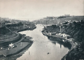 ウィットビー-町の概観、1895