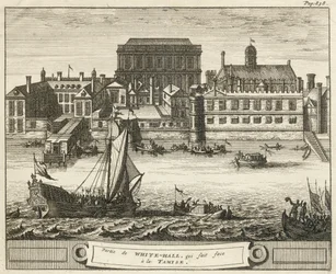 ホワイトホール、ウェストミンスター、ロンドン、1707