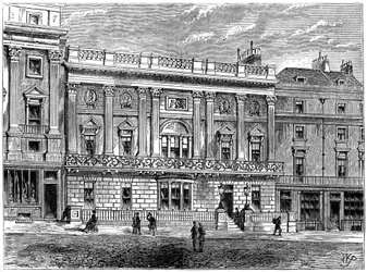 ホワイツ、ロンドン、1891