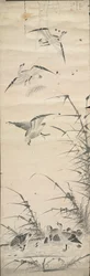 野生のガチョウと葦、1392-1910。