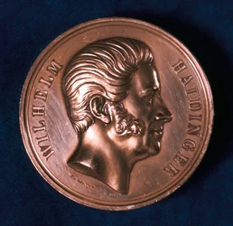 Wilhelm Haidinger、オーストリアの鉱物学者、地質学者および物理学者、c1871