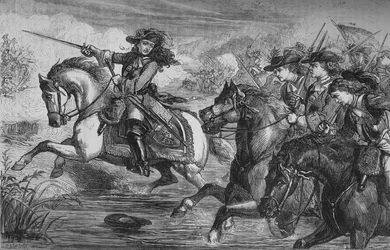 ウィリアム3世。ボインで、1690、c1880。