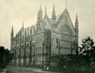 メルボルン大学ウィルソンホール、1901年。