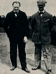 ウィンストンチャーチルとジョージランバート、1912年、1945年。