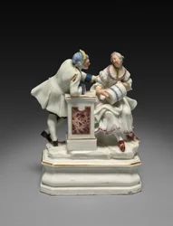 女と男c。 1750。