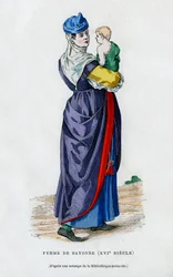 フランス、バイヨンヌの女、16世紀1882〜1884年