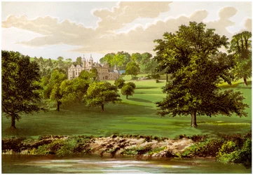 Wyaston Leys、ヘレフォードシャー、バナーマン家の家、c1880