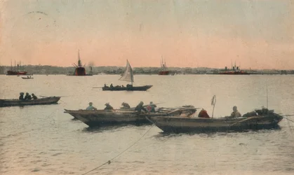 横浜港、日本、c1918