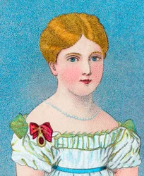 若い女王ビクトリア、その後ケントのアレクサンドリーナ王女、c1829 c1902