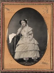 ブルマの若い女性c。 1855。